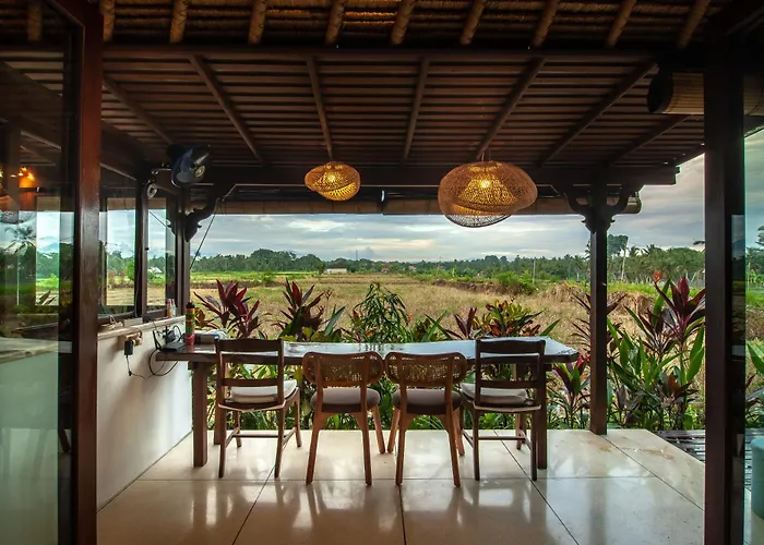 Villa With Rice Field Views In Ubud
