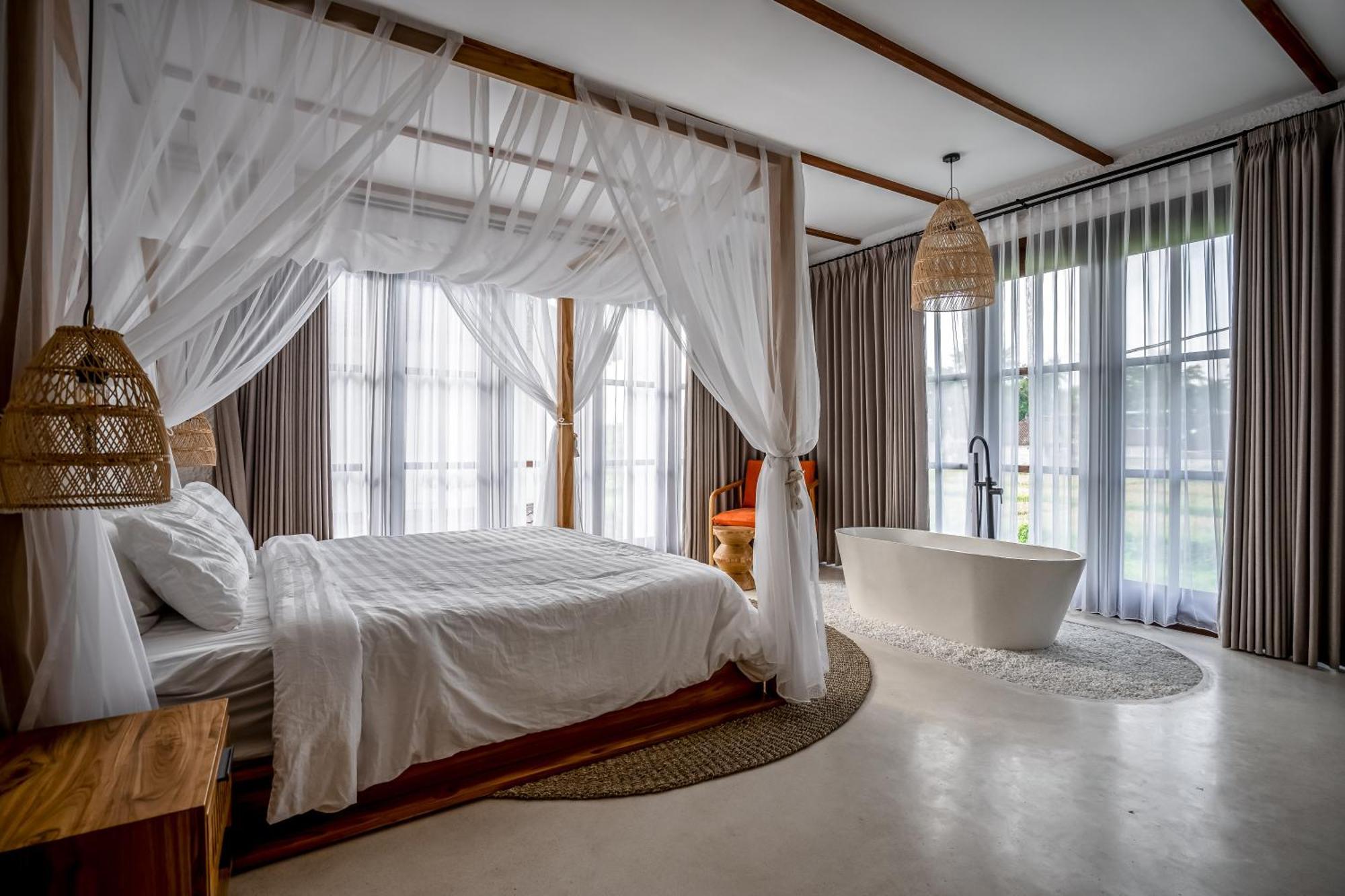 Tropical Tribe By Evdekimi - Stylish 3br With Nature View And Relaxing Pool - Long Extras Ubud (Bali)