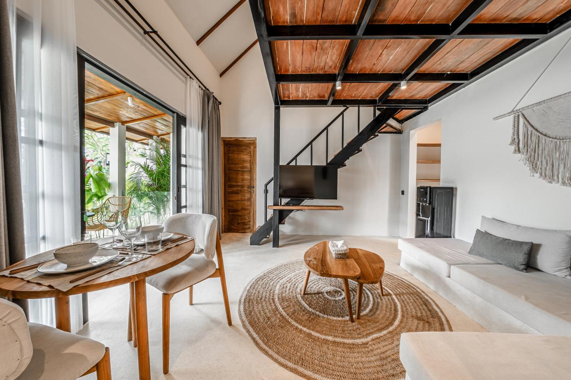 Sarang Apartments By Evdekimi - Rice Field Escape With Yoga Lounge, Lush Garden - Long Stay Extras *