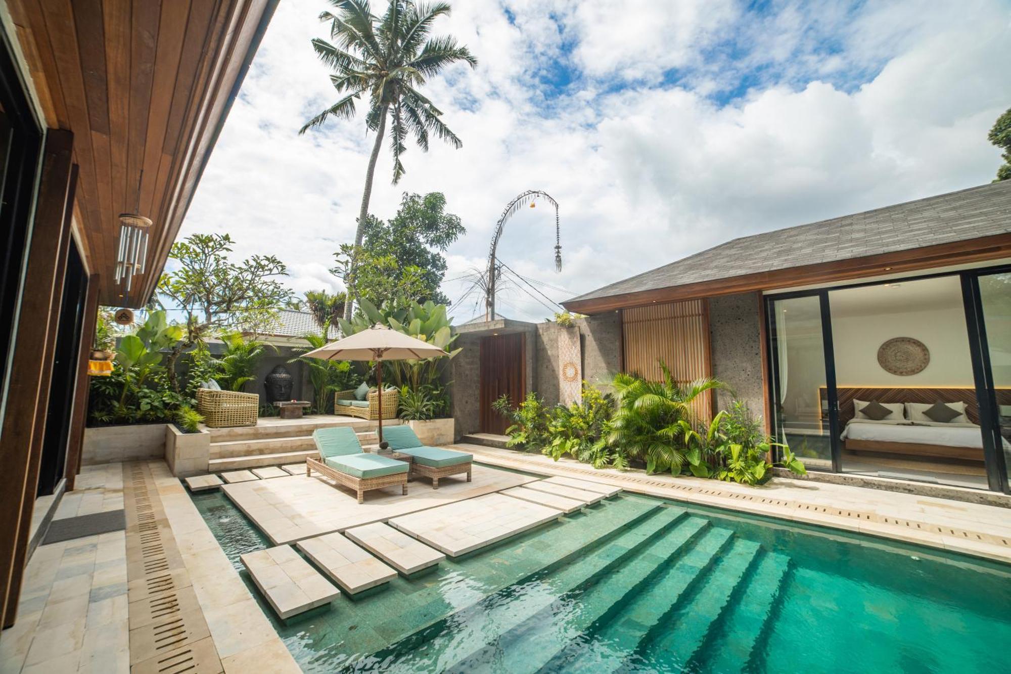 Sunny Side Private Pool And Free Xmax Bike Villa Ubud