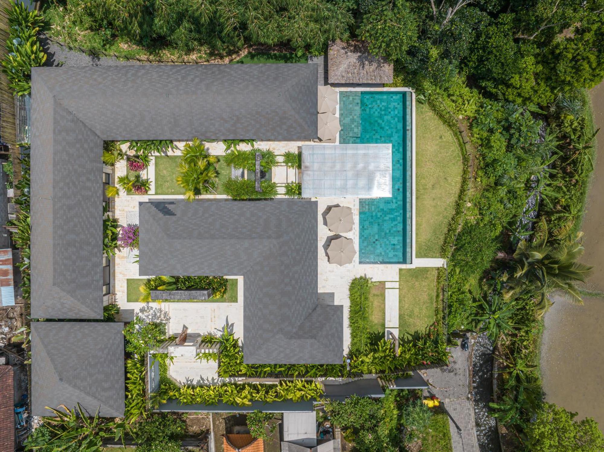 Rosita - Stunning 5br - Sauna, Gym, Rice Field Views Ubud (Bali)