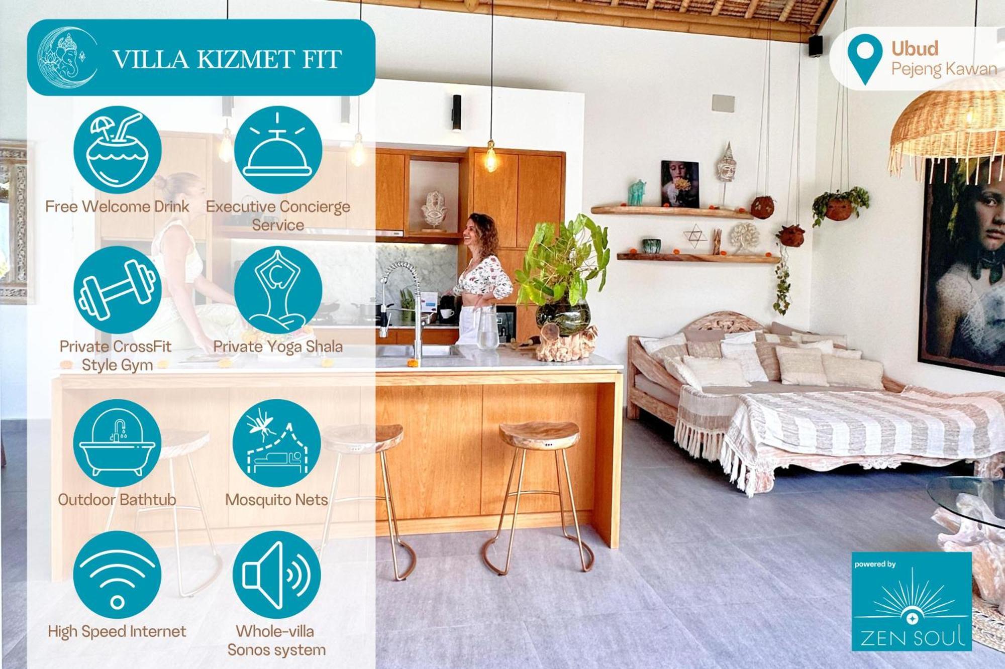 Villa 2bed Luxury Private - 10min To Center, Yoga Shala, Crossfit-style Gym *