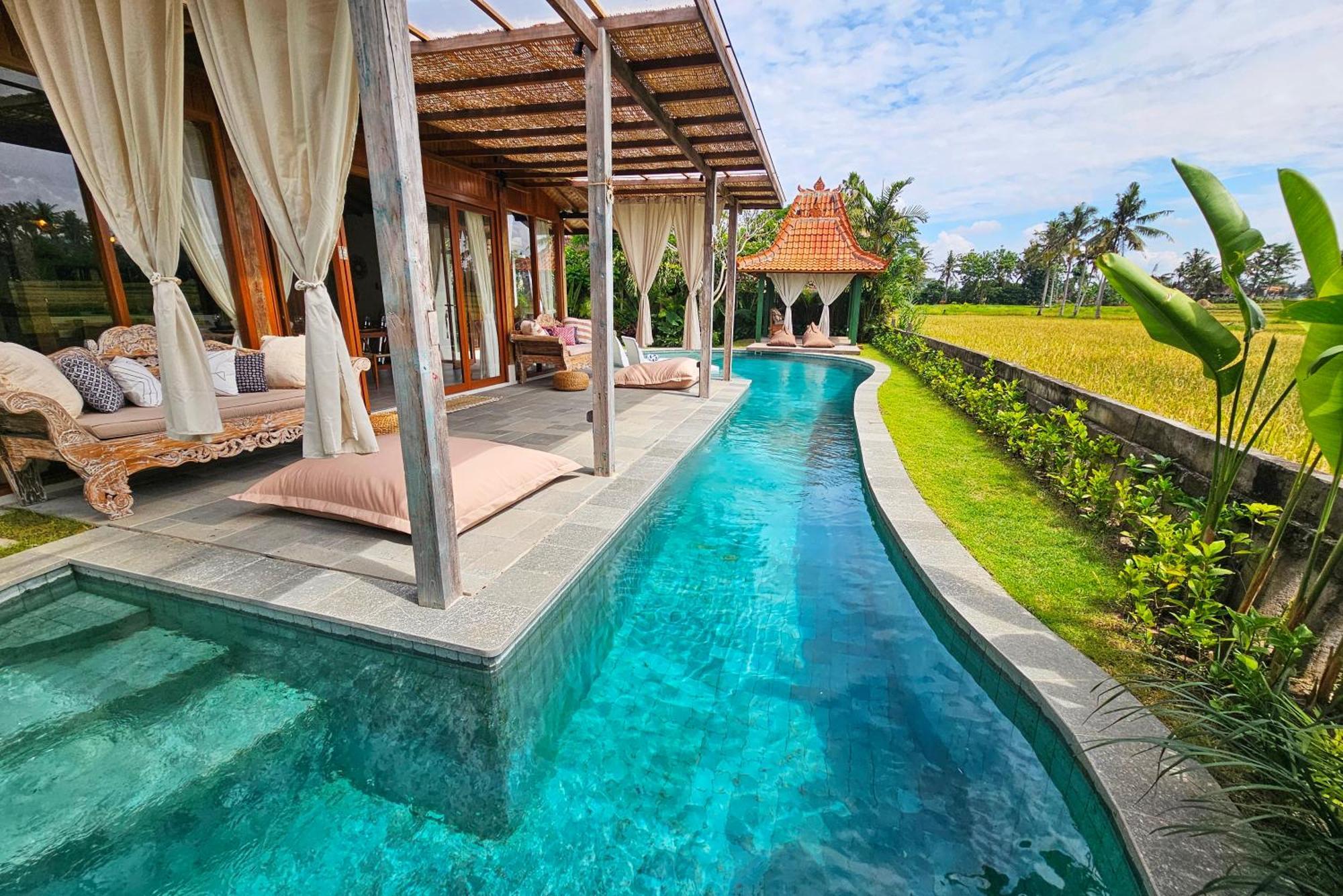 Pousada Diyara - 6000 Sq Ft Private - Stunning Rice Field View - Big Pool & Garden *
