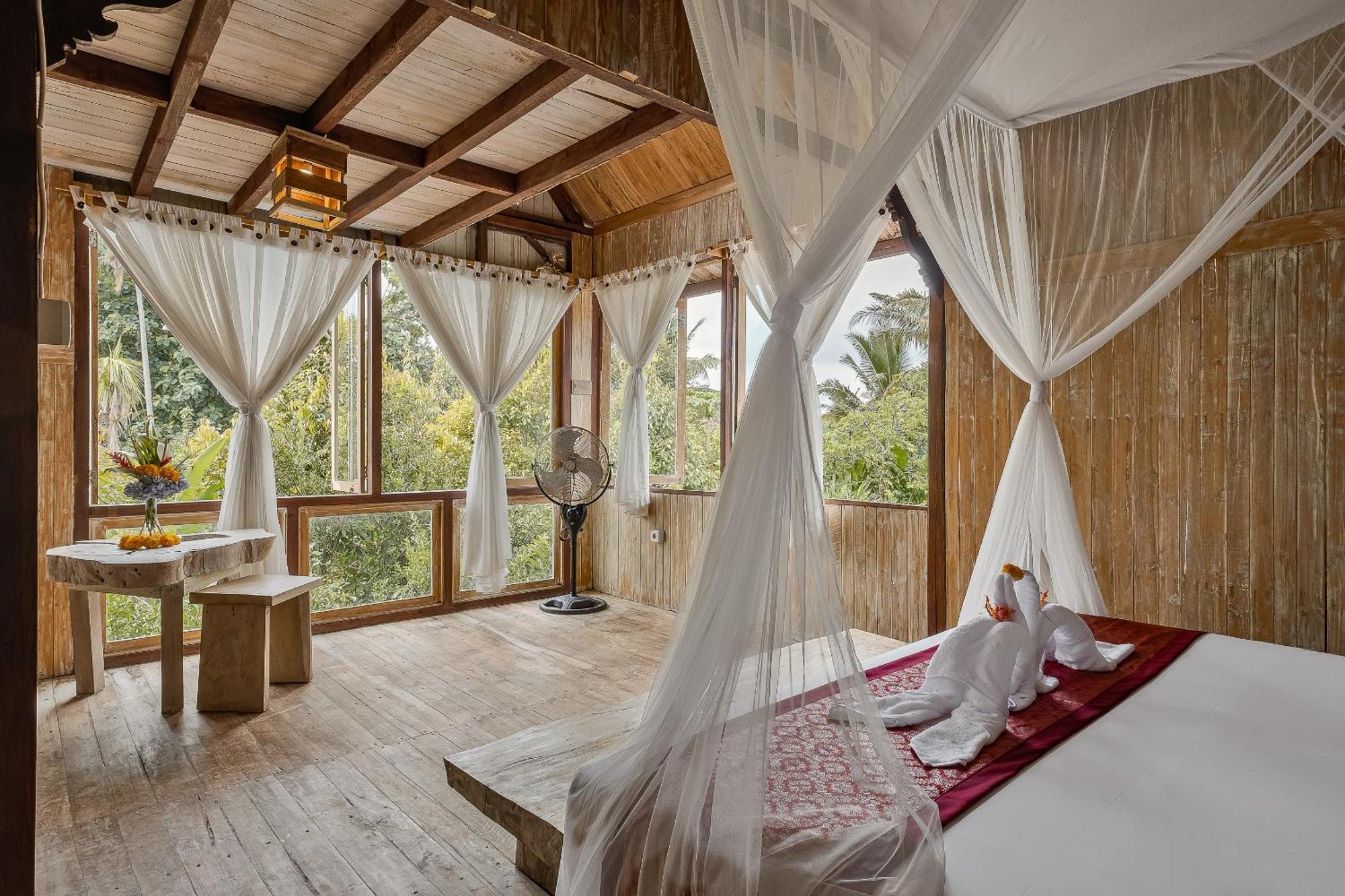Wisma tamu Joglo Organik Ubud (Bali)