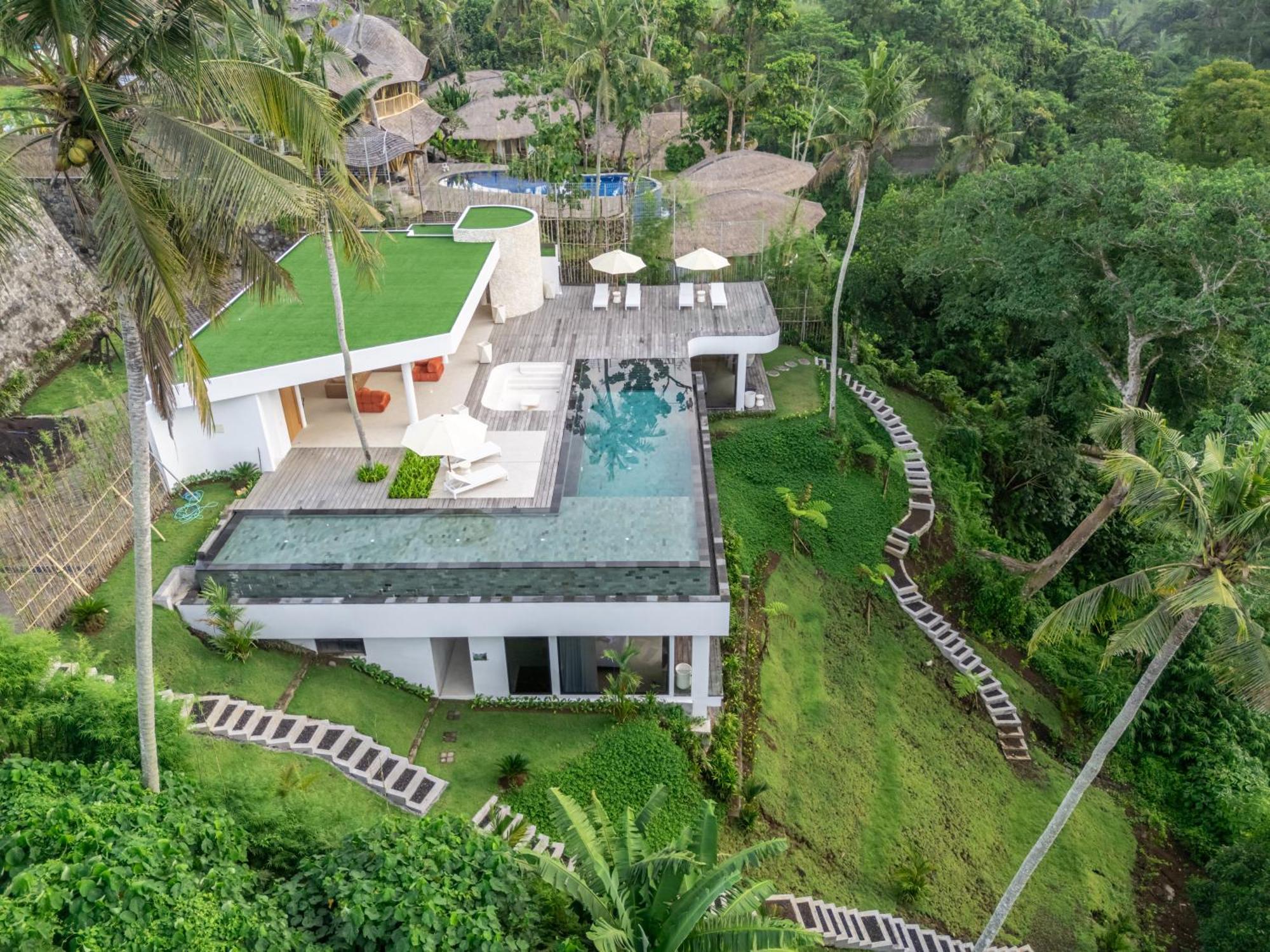 Villa Treetop Vibes - Designer Overlooking Ubuds Canyon *