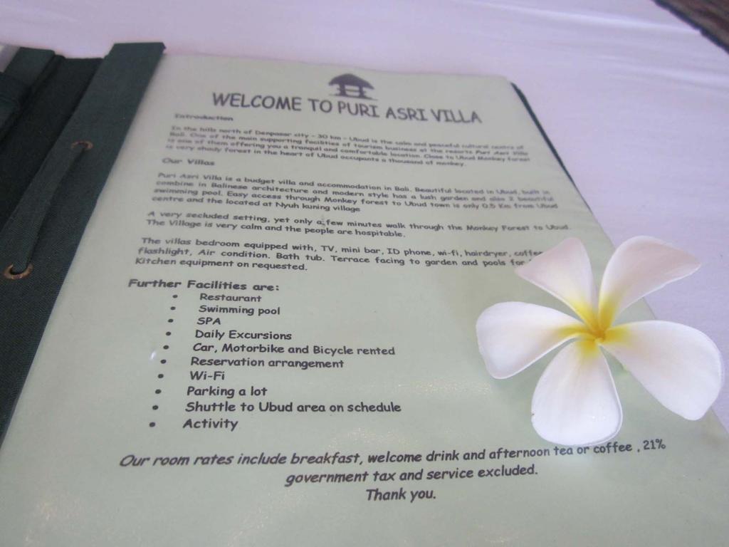 Puri Asri Taman liburan Ubud (Bali)