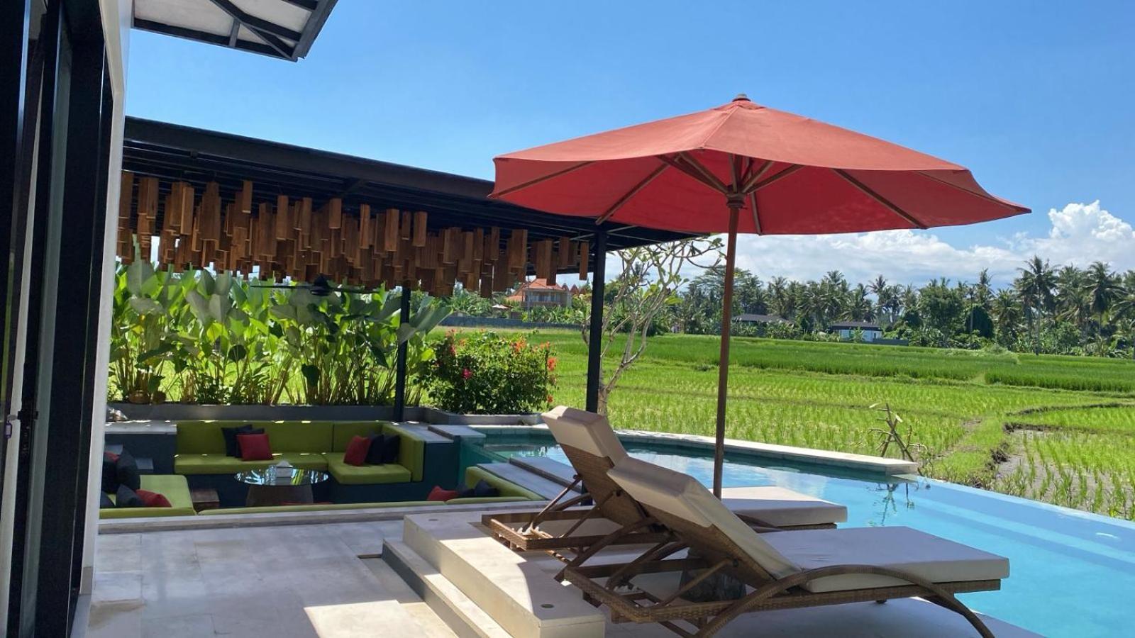 Villa Cakra - 4 Bedroom Luxury With Infinity Pool And Paddy Field View Ubud (Bali)