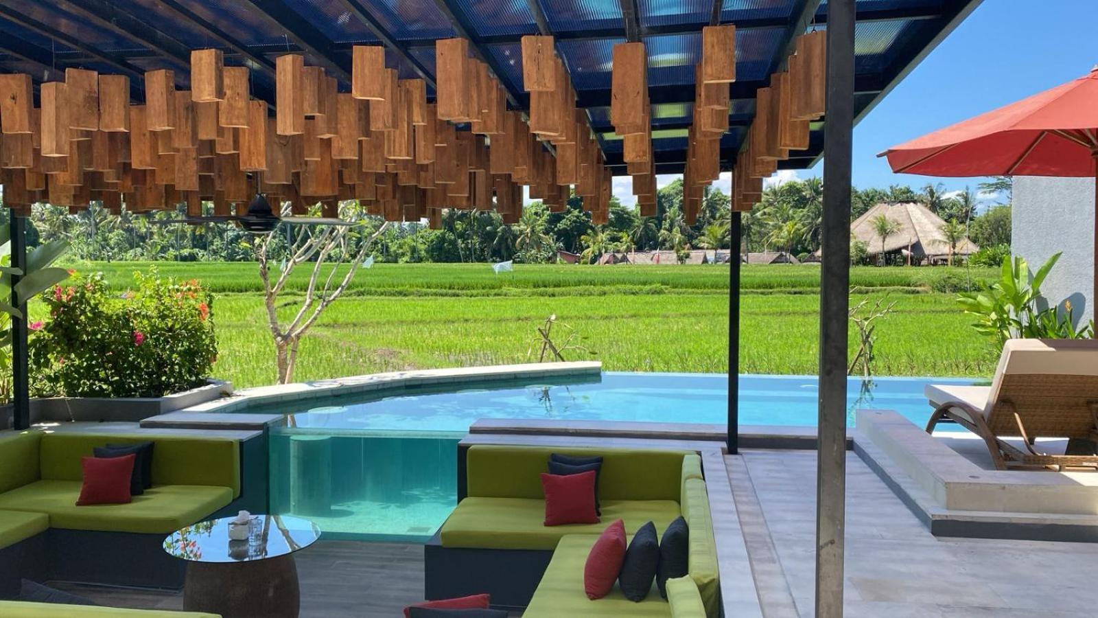 Cakra - 4 Bedroom Luxury With Infinity Pool And Paddy Field View Ubud (Bali)