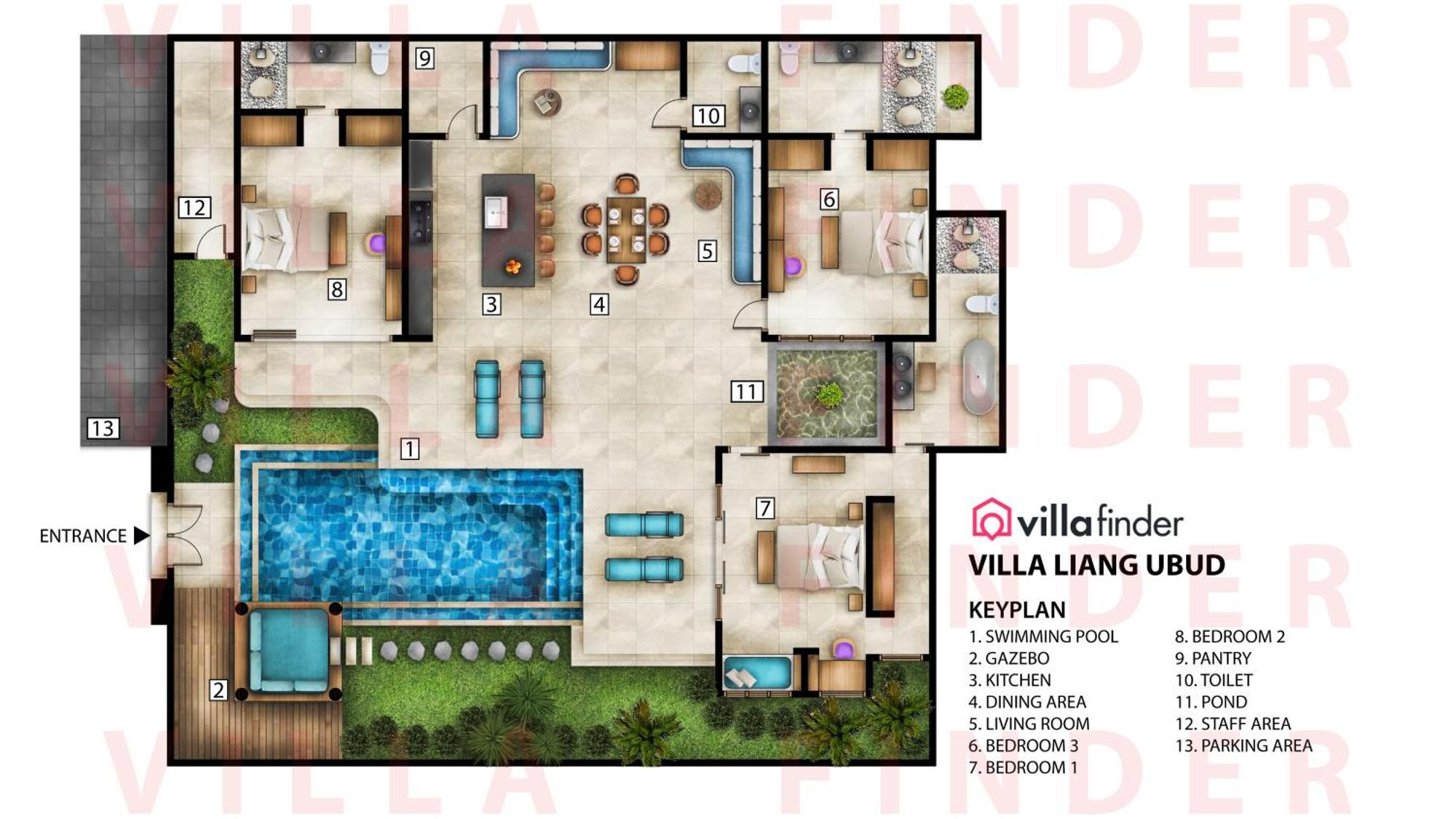 Liang By Finder Villa Ubud (Bali)