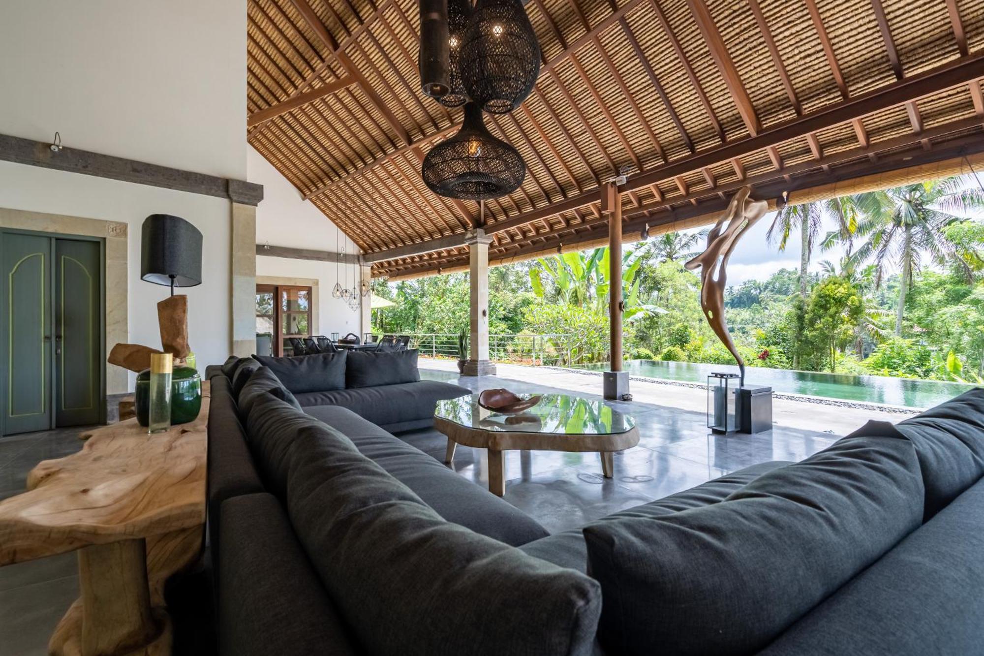Villa Themma Jungle - Sumptuous 3br Luxury With Majestic Jungle View North Of Ubud (Bali)