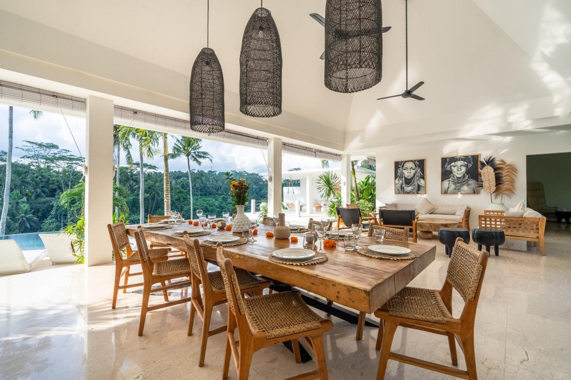New! Amazing Jungle View 4 Br W Staff Ubud
